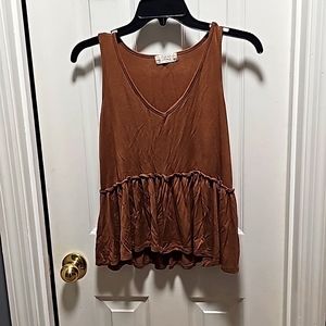Altar'd State brown  tank